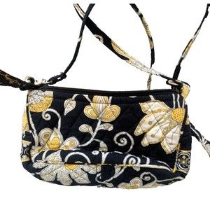 Vera Bradley Handbag Women Yellow Bird Print Small Tote Shoulder Bag Purse